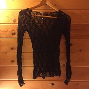 Free People Intimate Lace long sleeve